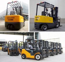 XCMG official 1 ton mini forklift FBT13-AZ1 mini electric fork lift trucks price